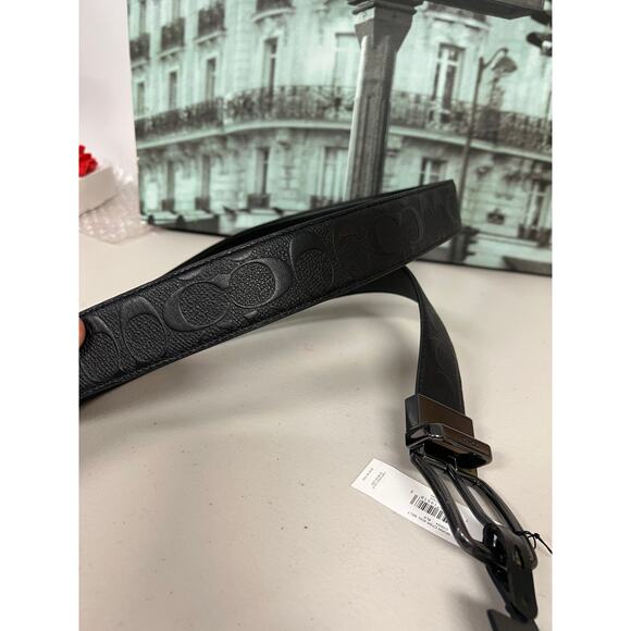 Coach CQ024 Harness Buckle Cut-To-Size Reversible Belt, 38 Mm main image 5